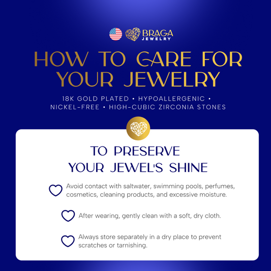 Mother of pearl set | 18K Gold Plated zirconia stone.