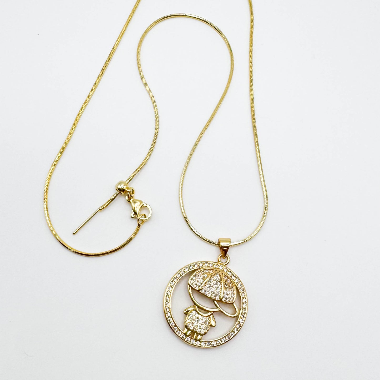 1 BOY PENDANT NECKLACE | 18K Gold Plated
