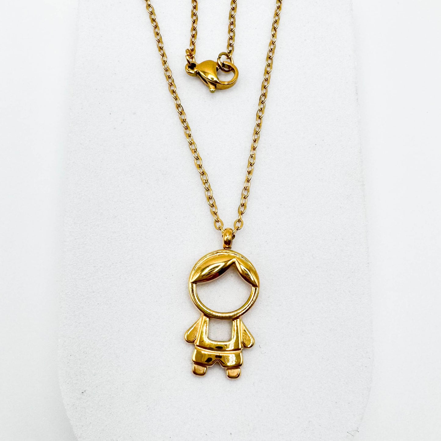 1 BOY PENDANT NECKLACE | 18K Gold Plated