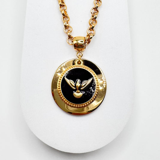 Double divine circle necklace | 18K Gold Plated