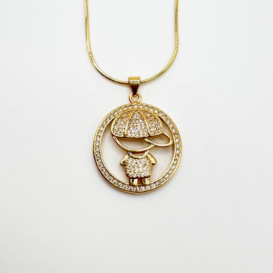 1 BOY PENDANT NECKLACE | 18K Gold Plated