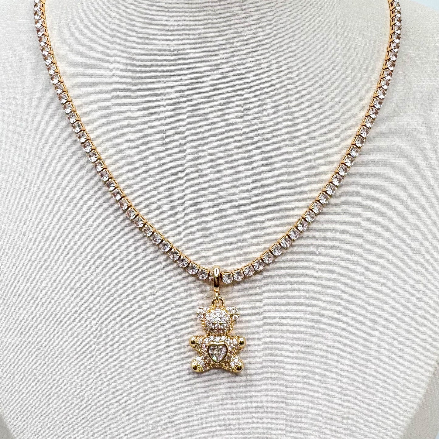 BEAR CHOKER | 18K GOLD PLATED