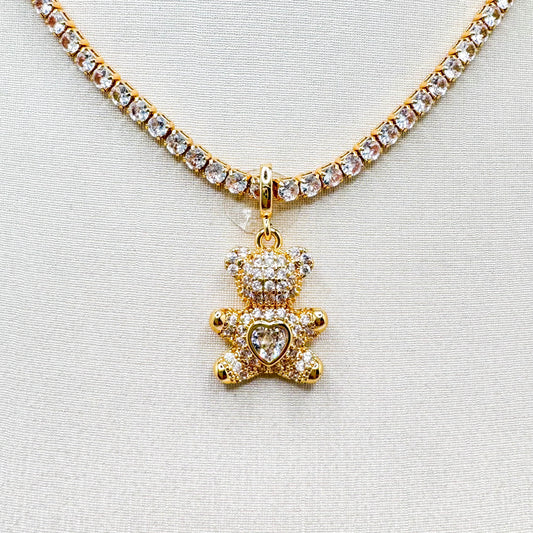 BEAR CHOKER | 18K GOLD PLATED